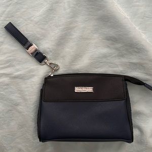 Dark blue Salvatore Ferragamo Toiletries Bag.